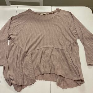 Light Pink Long Sleeve Tee